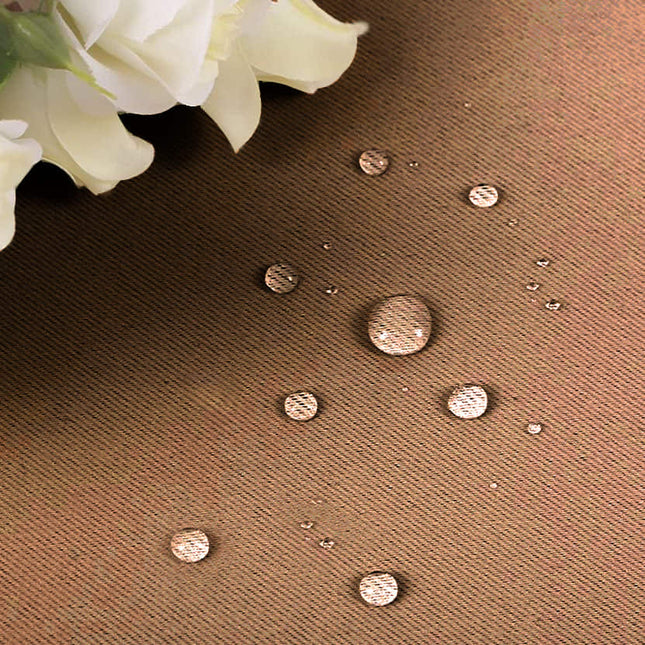 Vandafvisende udendørs gardin med stropper