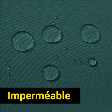 Vandafvisende udendørs gardin petrolgrøn