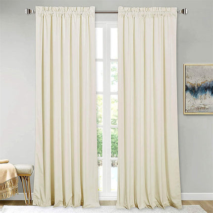 Isolerende luksusgardin i elfenben