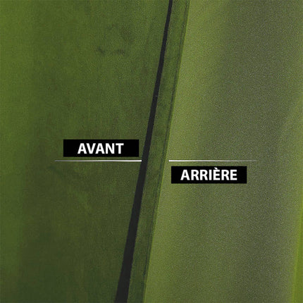 Limegrønt termogardin i luksus velour