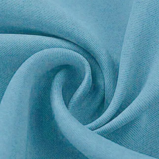 Støvet blå udendørs gardin til pergola