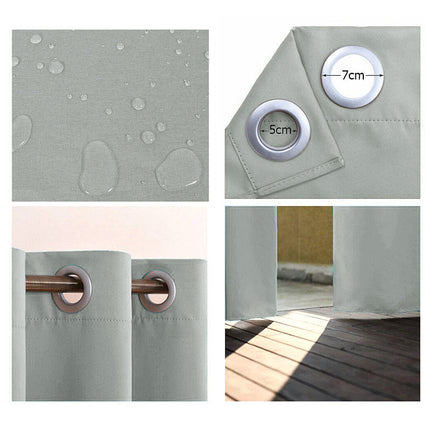 Vandtæt havegardin til overdækket terrasse