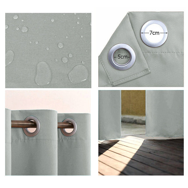 Elegant udendørs gardin til overdækning