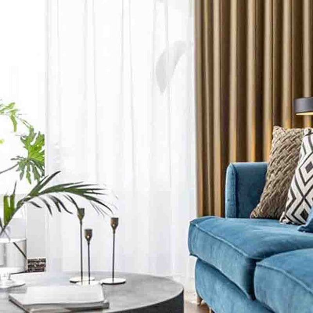 Klassisk transparent voile gardin