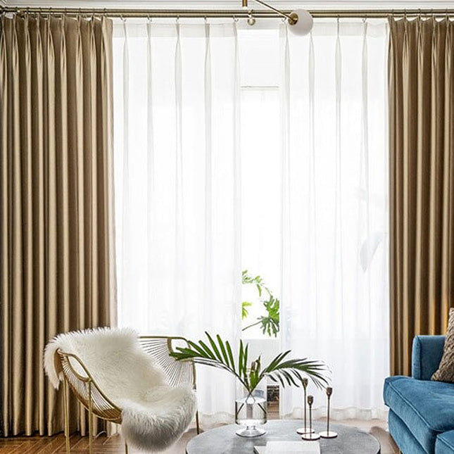 Klassisk transparent voile gardin