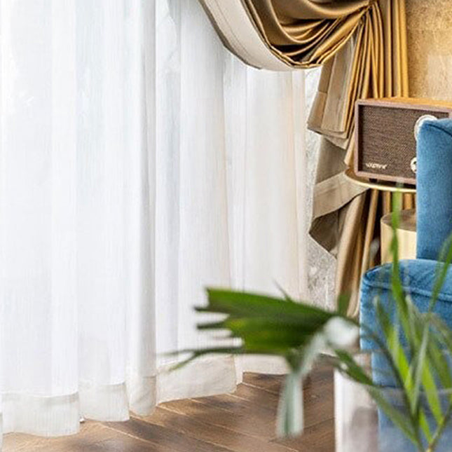 Klassisk transparent voile gardin